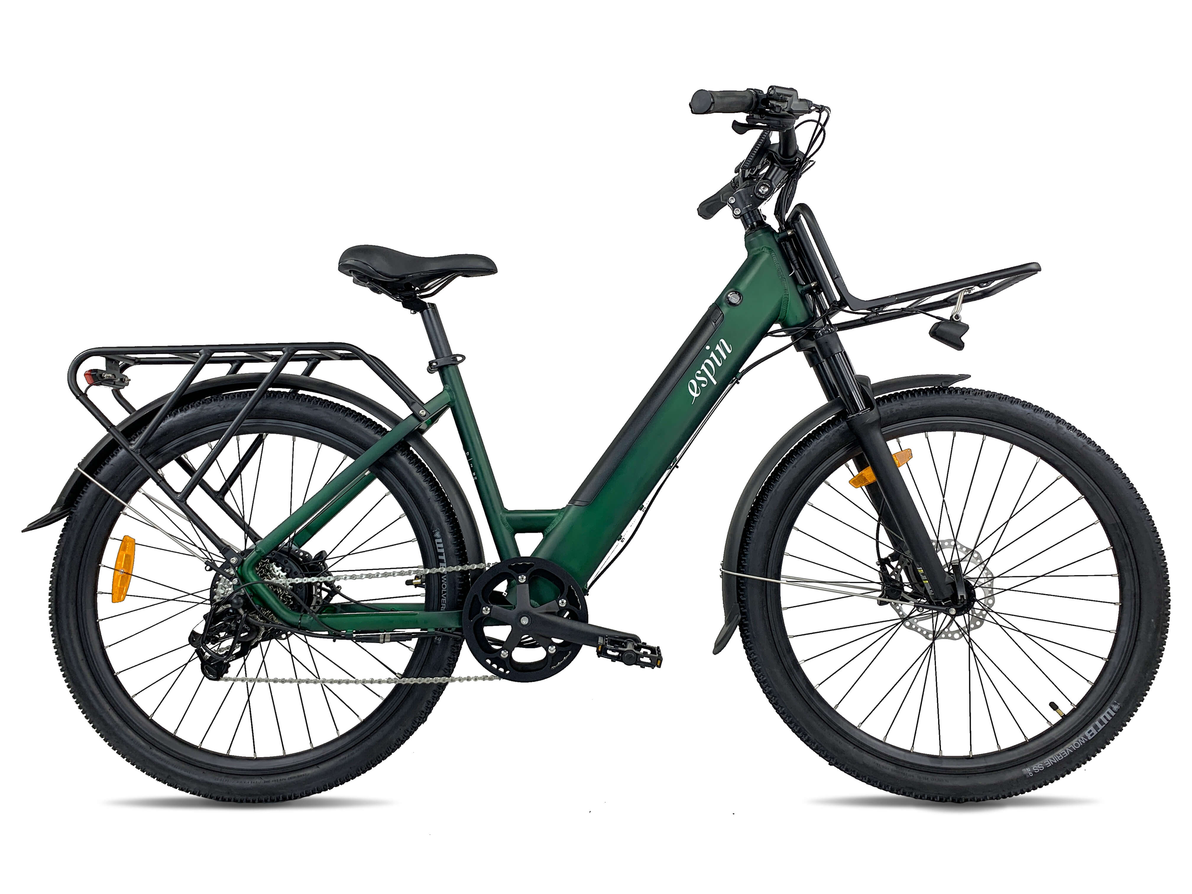 Espin Folding Fat Tire Electric Bike & City Bicycle & urban commuter bikes is capable and affordable