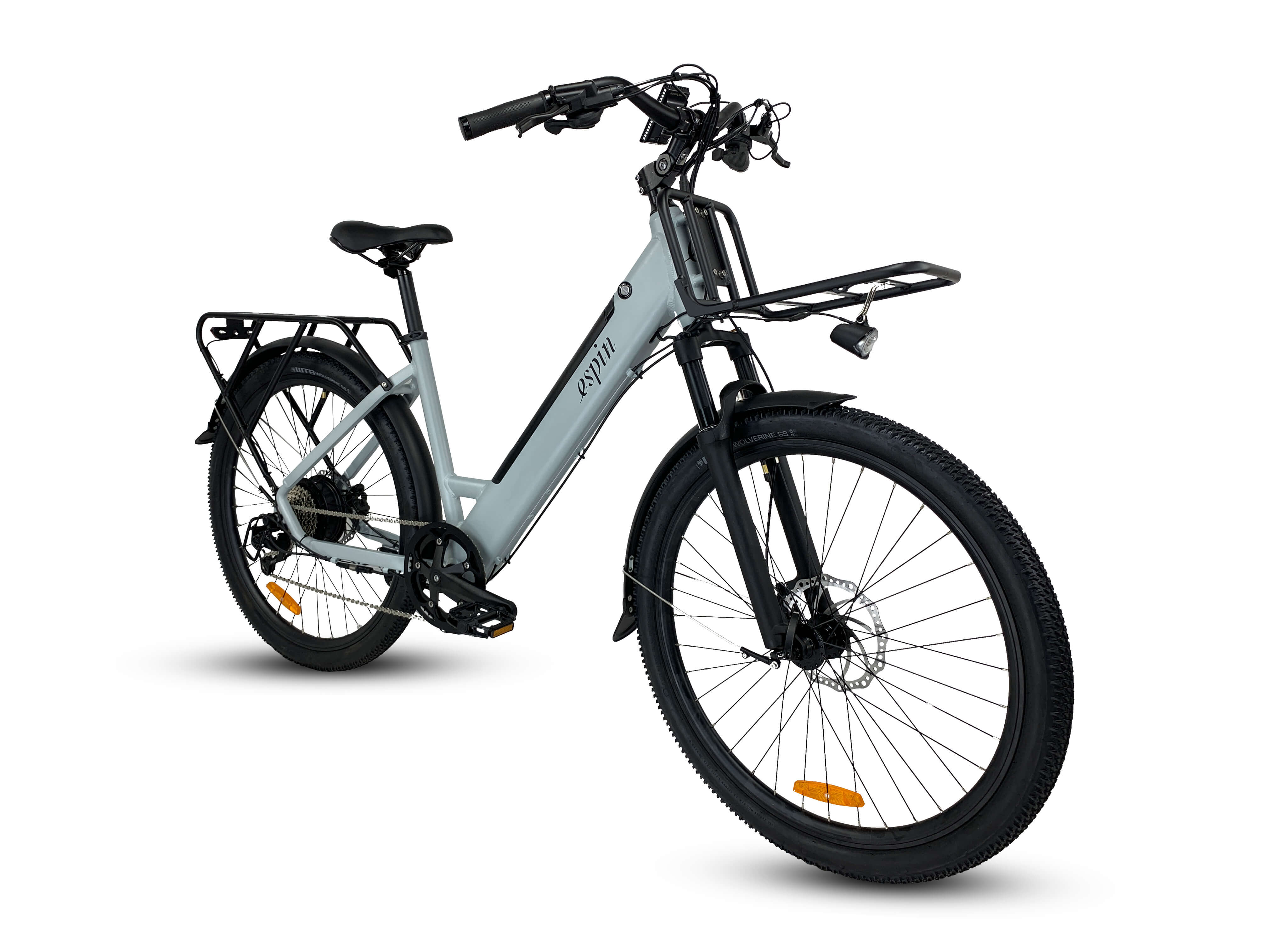 Espin Flow Folding Fat Tire Electric Bike & City Bicycle & urban commuter for zipping from city streets to train to work
