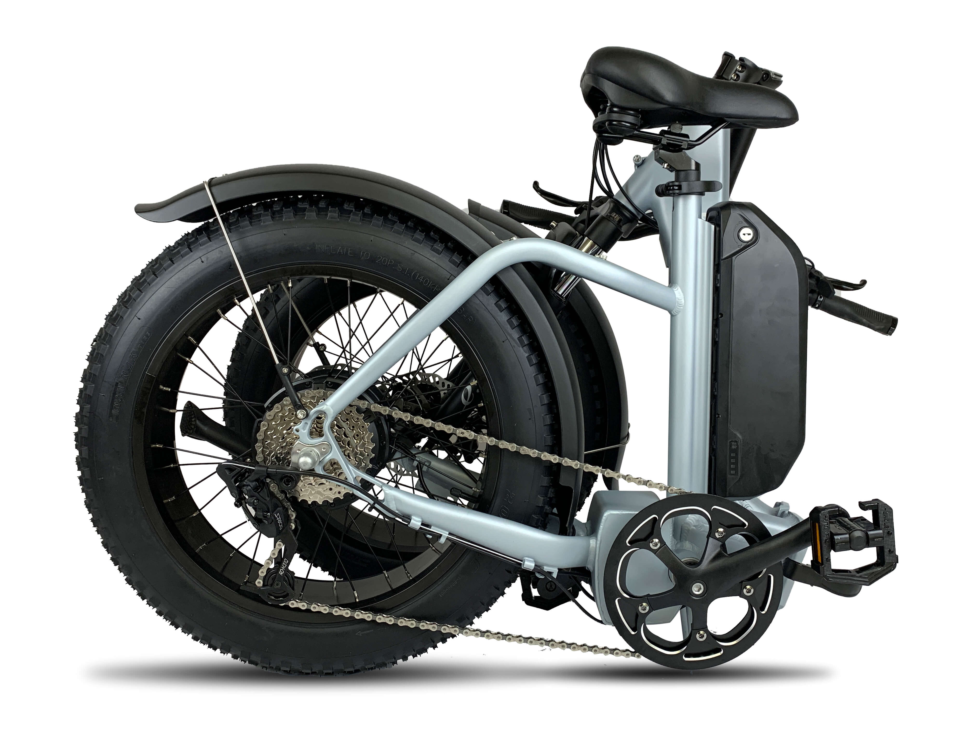 Espin nesta Folding Fat Tire Electric Bike & City Bicycle is equipped with 750W high-speed brushless motor Lightweight Aluminum eBike Frame