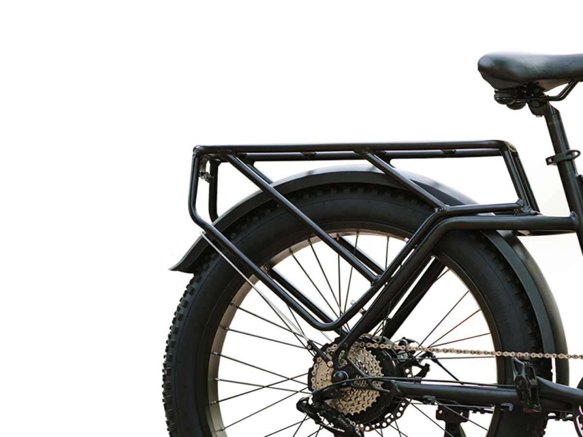 Nero | Rear Rack for our foldable cruiser off road bike